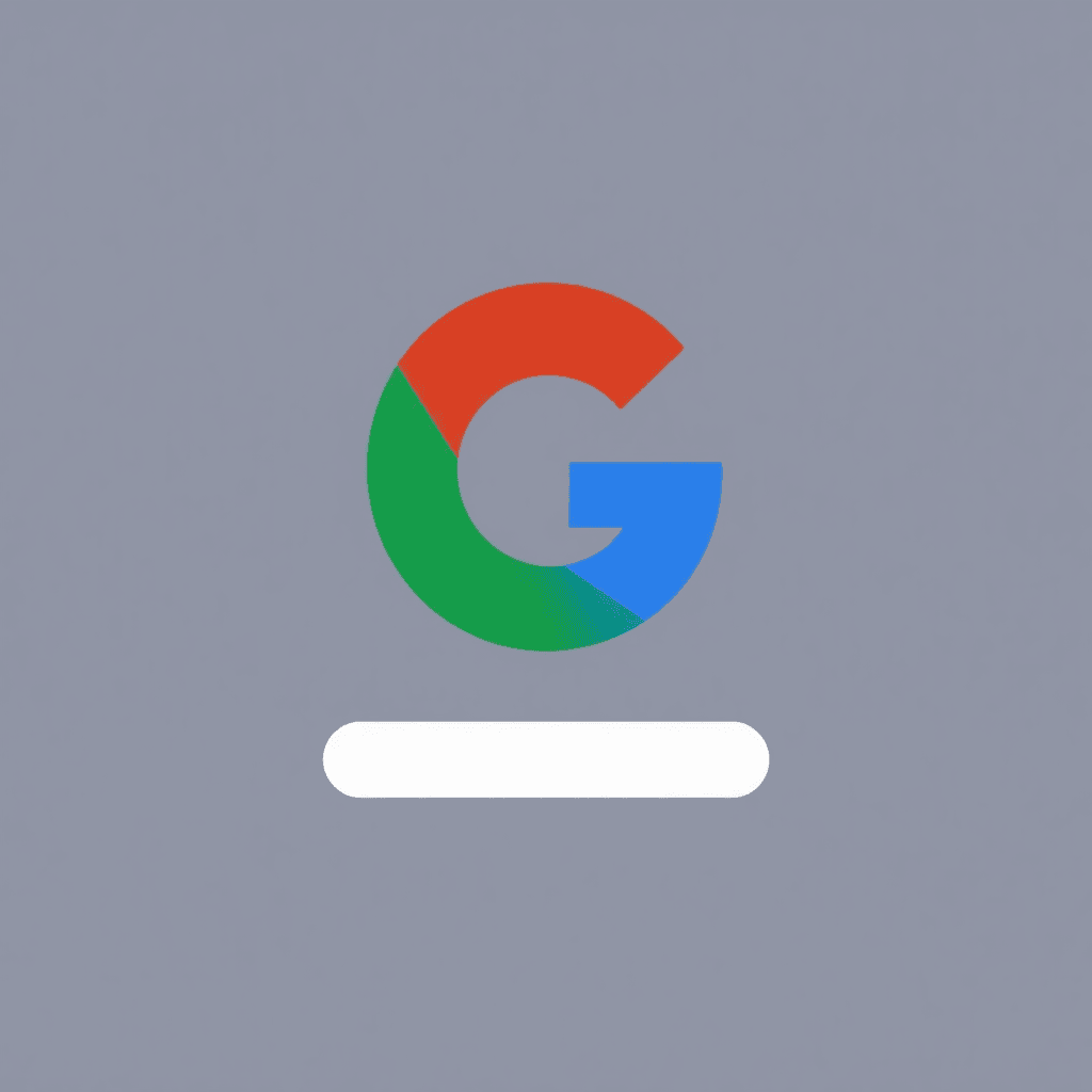 Google logo clean minimal